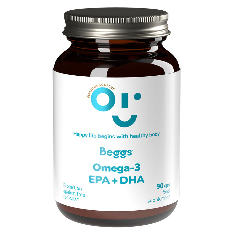 BEGGS Omega 3 a EPA  DHA 90 kapsúl