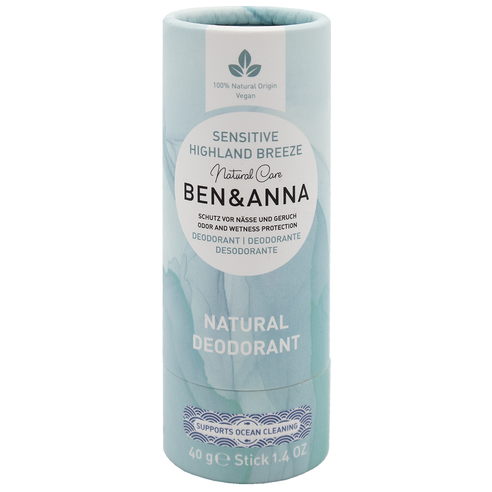 BEN  ANNA Highland Breeze Tuhý dezodorant sensitive 40 g