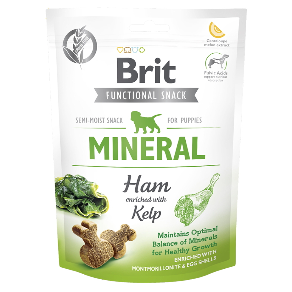 BRIT Care Functional Snack Mineral Ham šunka s kelpou pre šteňatá 150 g