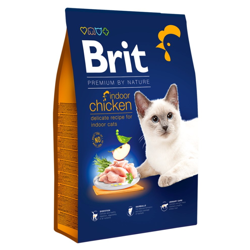 BRIT Premium by Nature Indoor Chicken granuly pre mačky 1 ks, Hmotnosť balenia: 1,5 kg