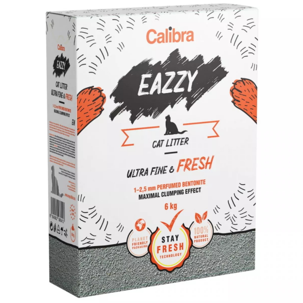 CALIBRA Eazzy ultra fine  fresh podstielka pre mačky 6 kg