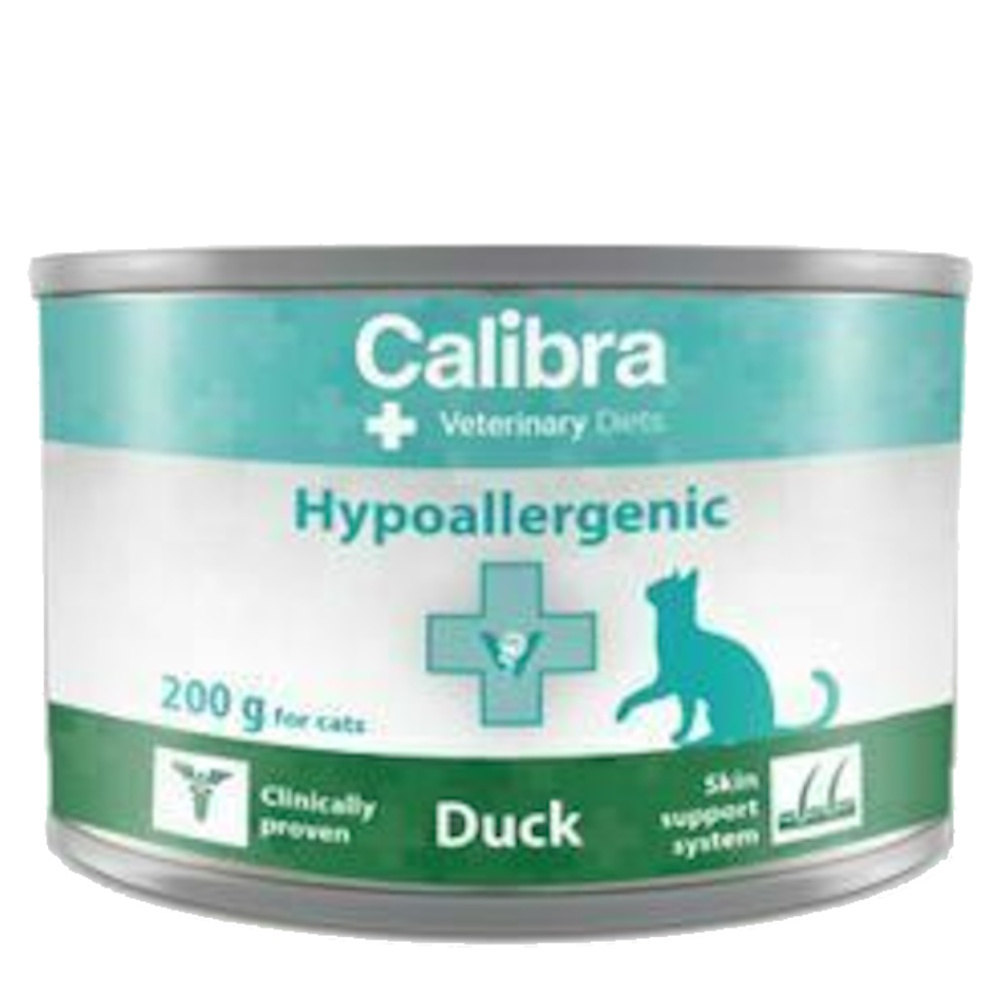 CALIBRA Veterinary Diets Hypoallergenic konzerva pre mačky Duck 200 g
