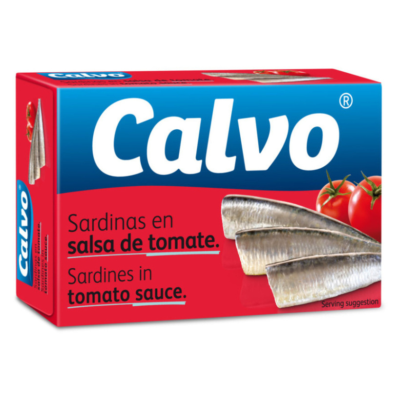 CALVO Sardinky v paradajkovej omáčke 120 g