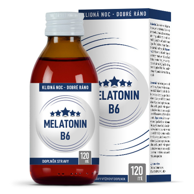 CLINICAL Melatonín B6 sirup príchuť citrón 120 ml  DARČEK maska na spanie