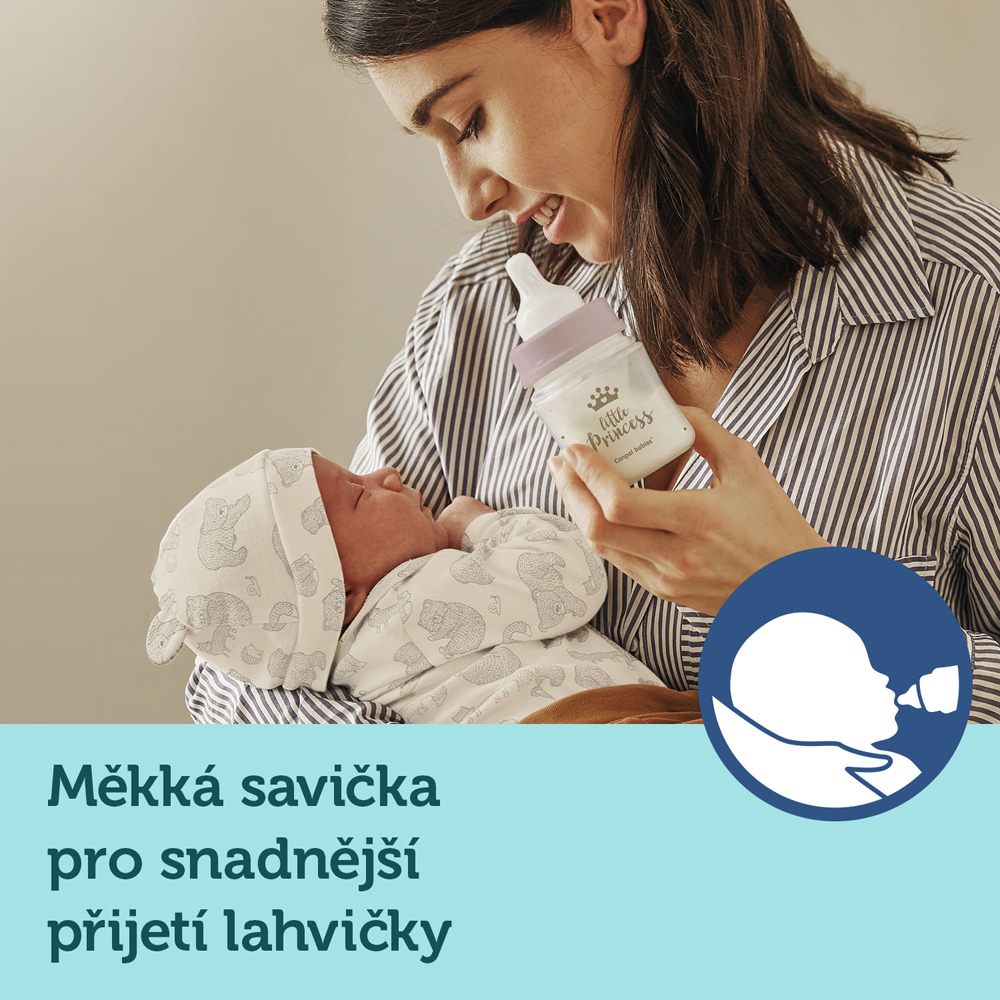 Obrázek CANPOL BABIES Dárková sada pro novorozence ROYAL BABY růžová (2)