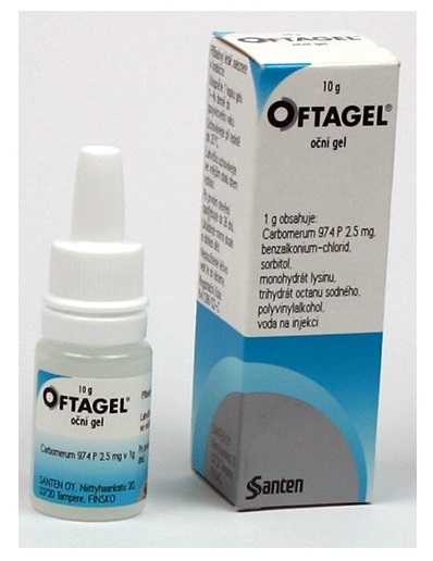 Obrázok OFTAGEL 2,5 mg/g očný gél 10 g