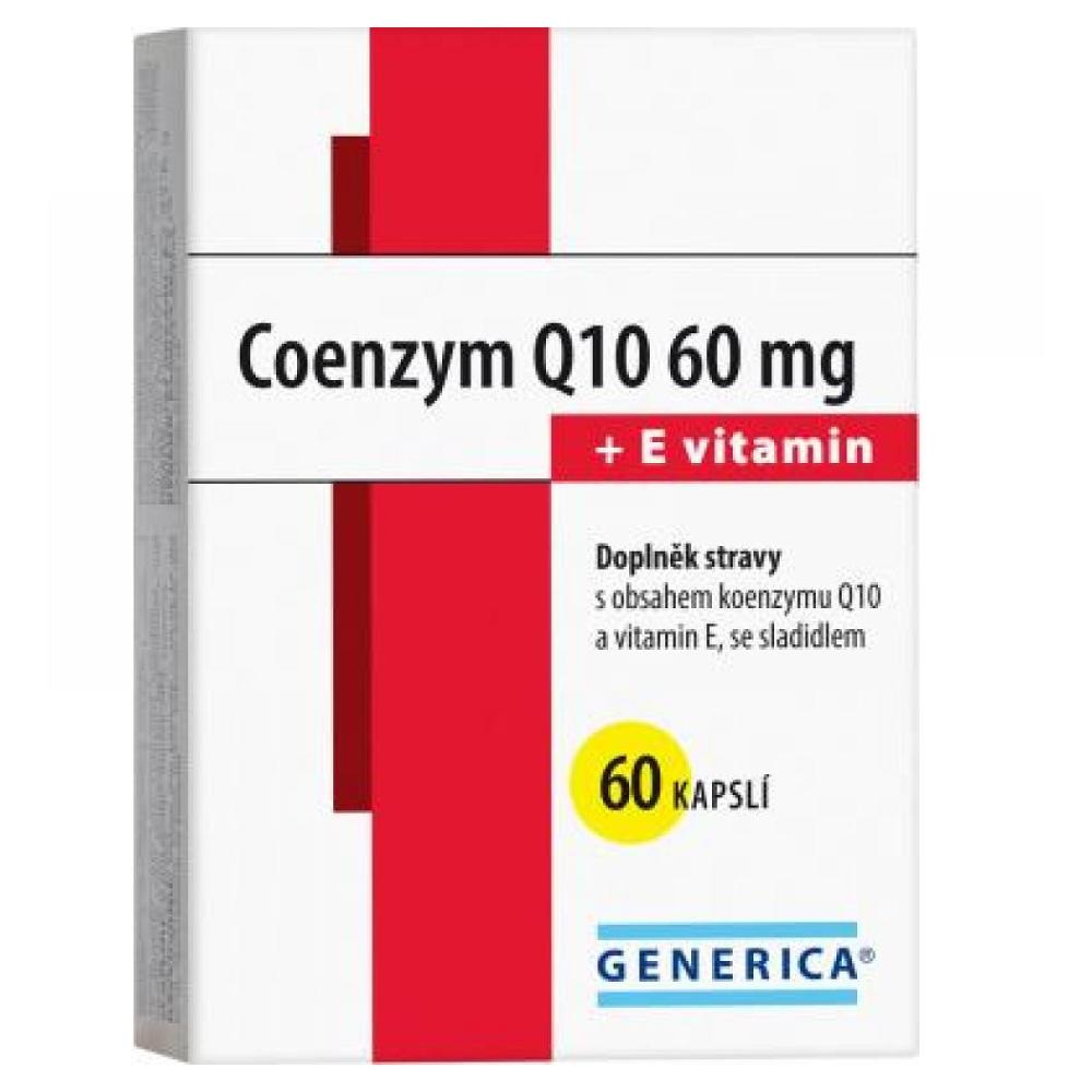 GENERICA Coenzým Q10 60 mg  E vitamín 60 kapsúl