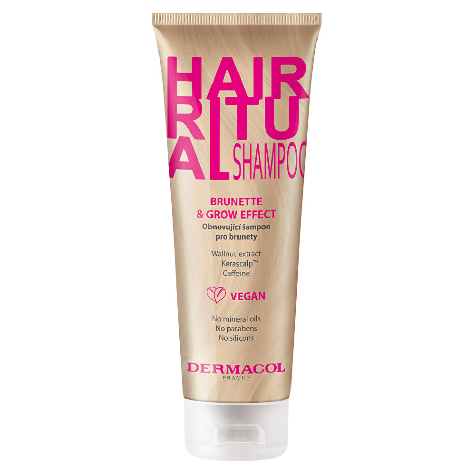DERMACOL Hair Ritual Obnovujúci šampón pre hnedé vlasy 250 ml