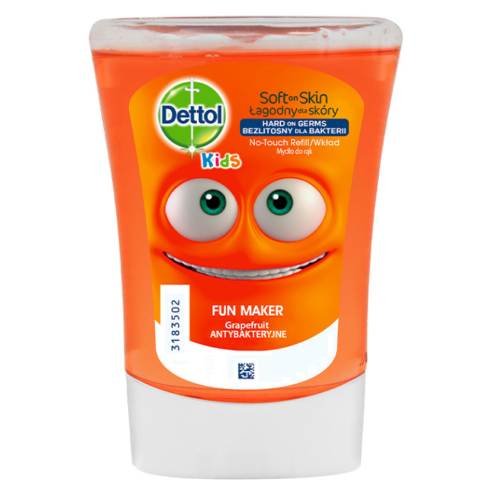 DETTOL Kids Zabávač Grapefruit tekuté mydlo náplň do bezdotykového dávkovača 250 ml