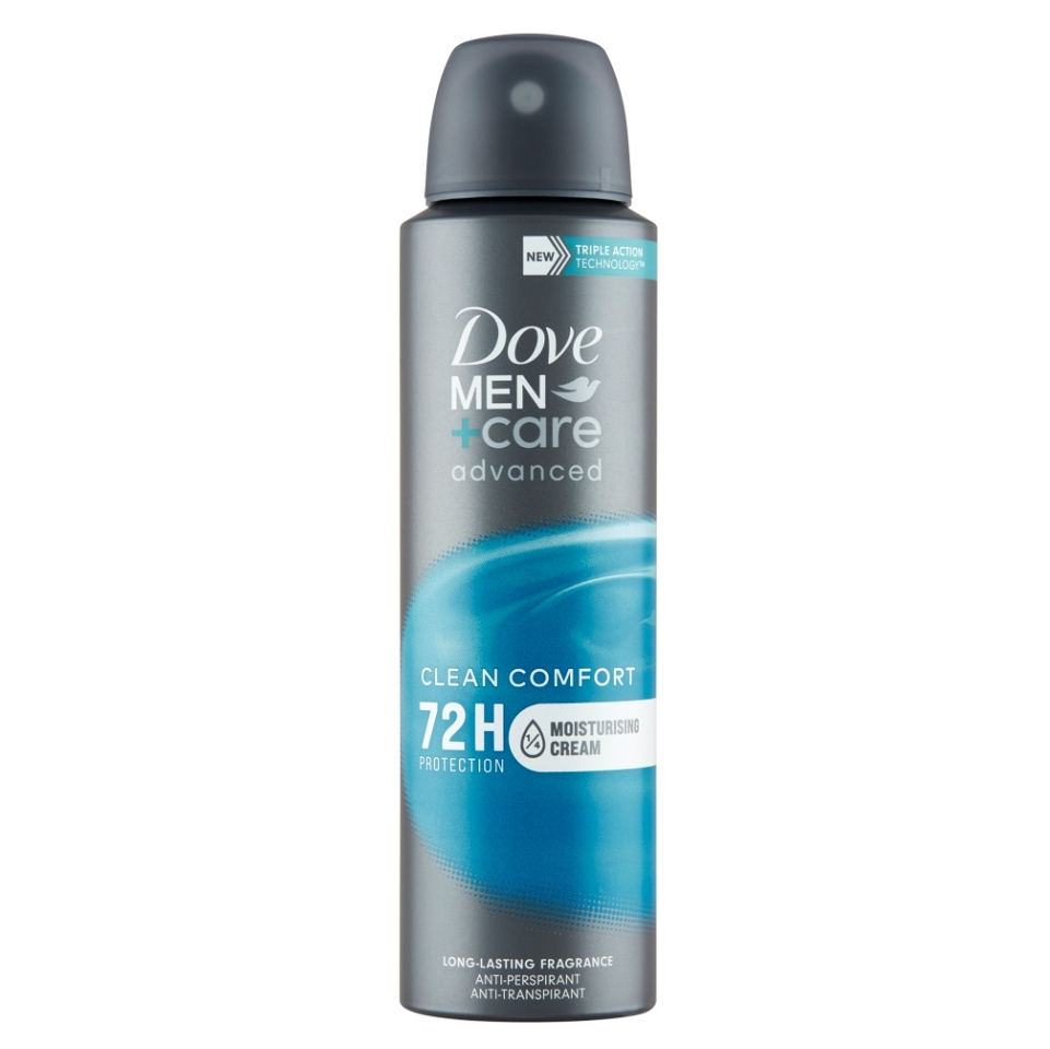 DOVE Men  Care Advanced Clean Comfort Antiperspirant sprej 150 ml
