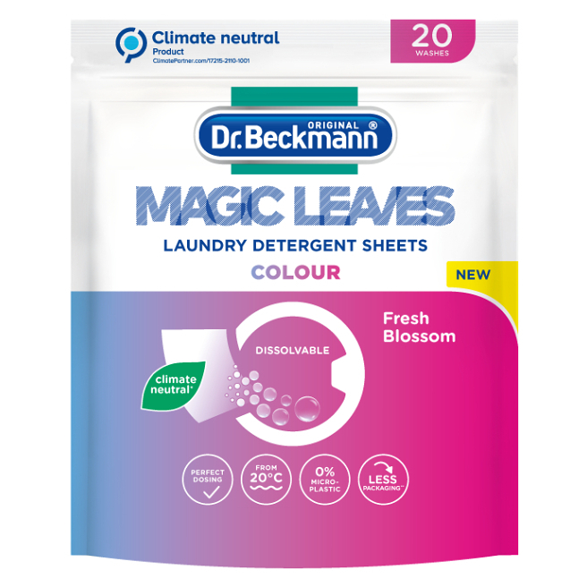 DR.BECKMANN Magic Leaves Color Fresh Blossom Pracie obrúsky 20 kusov