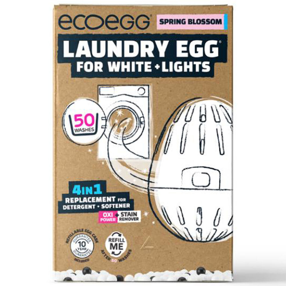 ECOEGG Vajíčko na pranie na bielu bielizeň Jarné kvety na 50 pracích cyklov