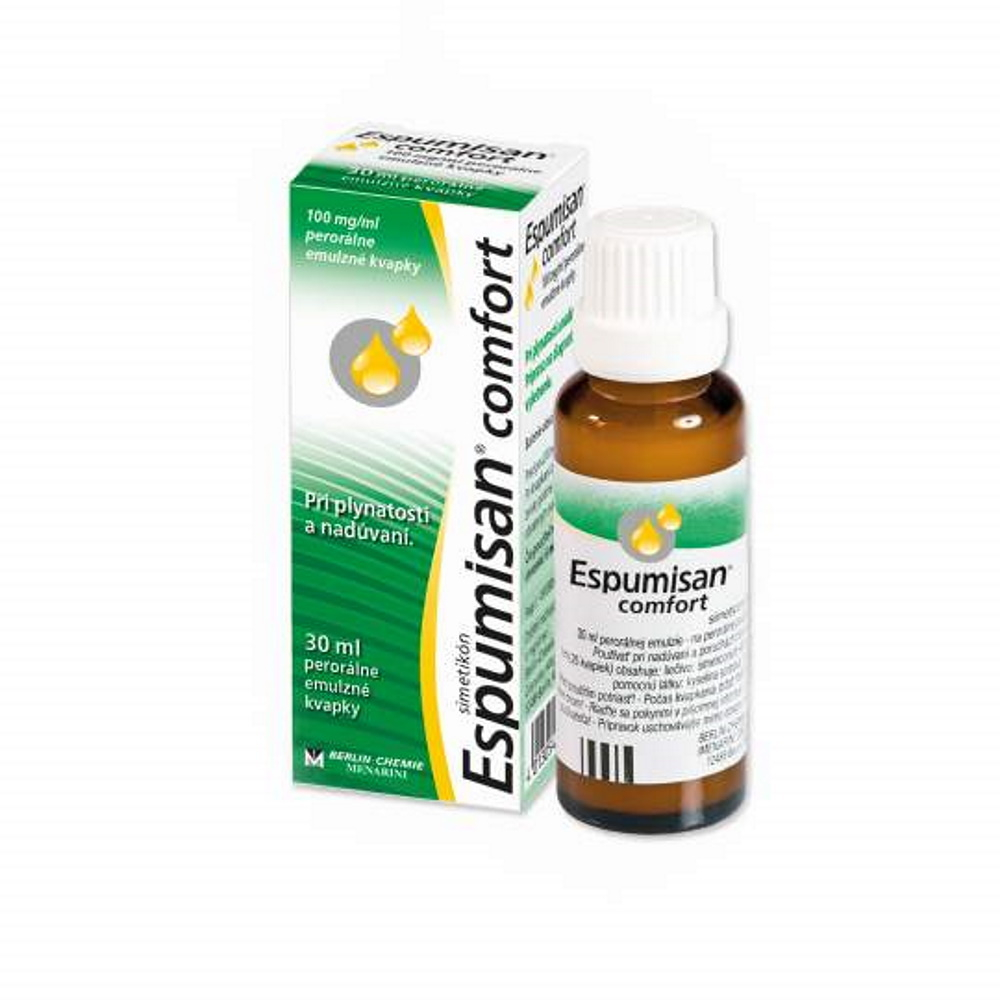 ESPUMISAN Comfort 100 mgml perorálne emulzné kvapky 30 ml
