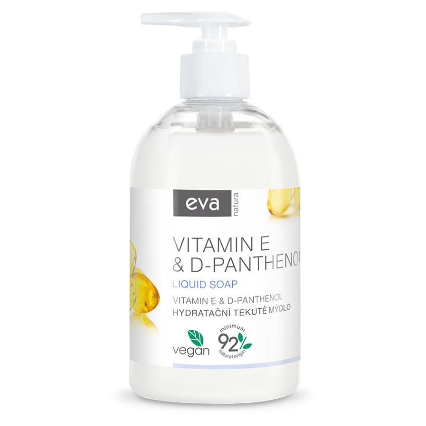 EVA NATURA Hydratačné tekuté mydlo vitamínom ED-Panthenol 500 ml