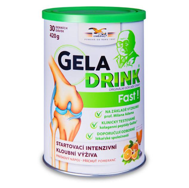 GELADRINK Fast nápoj pomaranč 420 g
