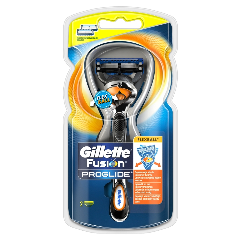 Gillette ProGlide Flexball holiaci strojček  náhradné hlavice 2ks