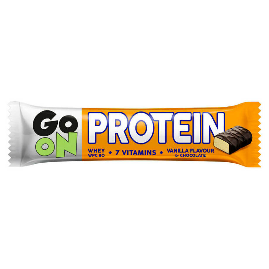 GO ON Proteínová tyčinka vanilka 50 g