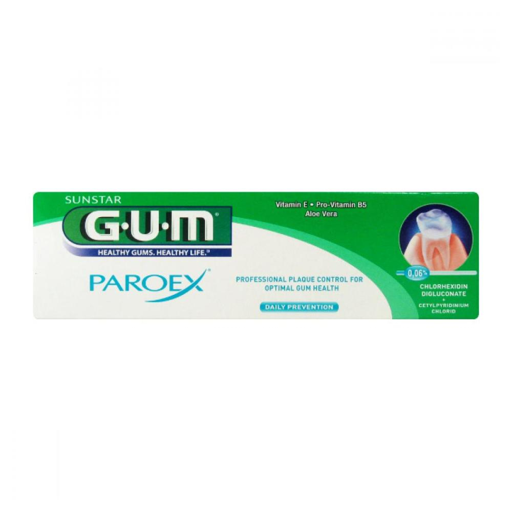 G.U.M PAROEX Gélová zubná pasta 0,06 percent CHX 75 ml