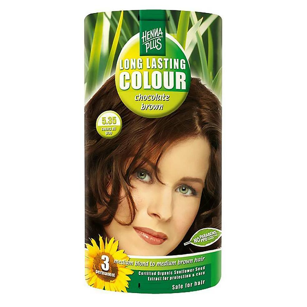 HENNA PLUS Prírodná farba na vlasy 5.35 Čokoládovo hnedá 100 ml