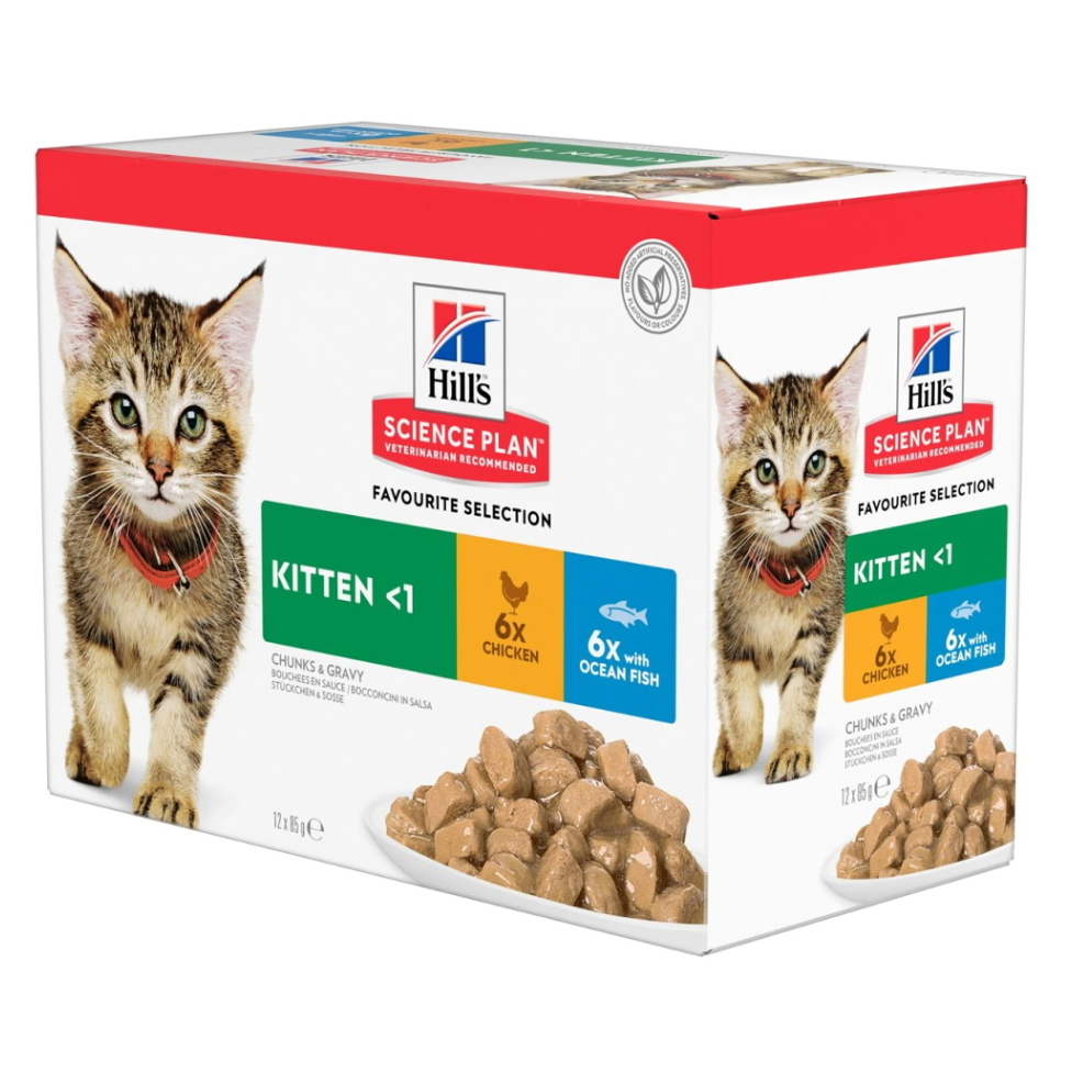HILLS Science Plan Feline kapsičky pre mačiatka 12 x 85 g