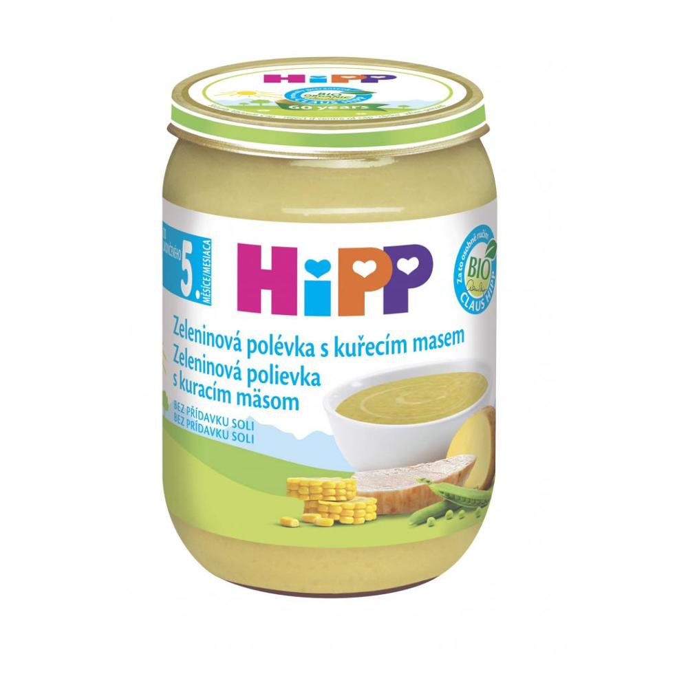 HIPP Polievka Zeleninová s kuracím mäsom BIO 190 g