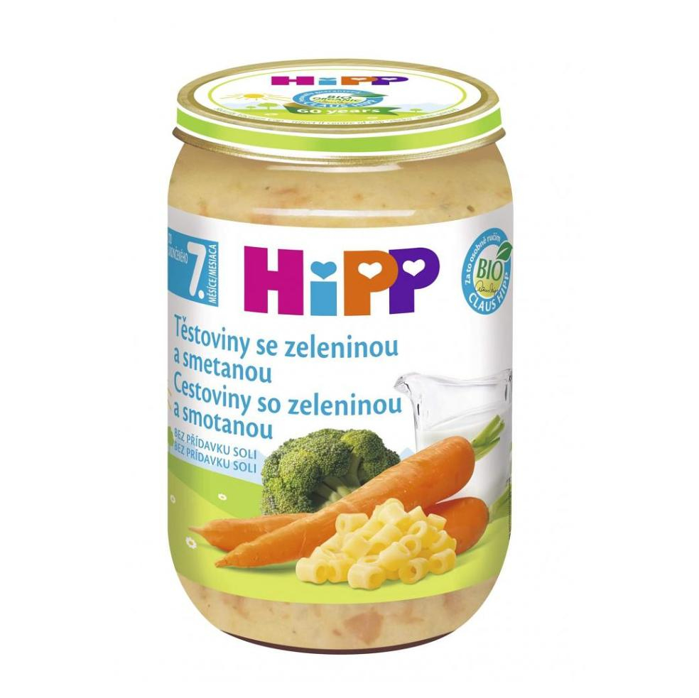 HIPP Junior Tagliatelle s brokolicou a smotanou BIO 220 g