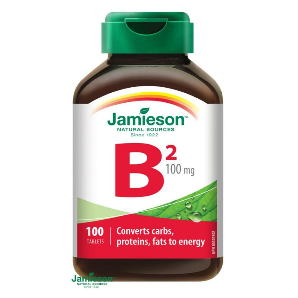 JAMIESON Vitamín B2 riboflavín 100 mg 100 tabliet