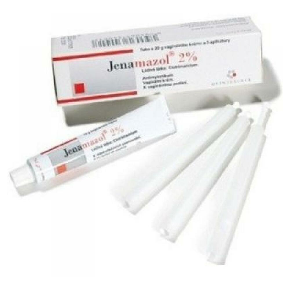 JENAMAZOL 2 percent vaginálny krém s aplikátorom 20 mg