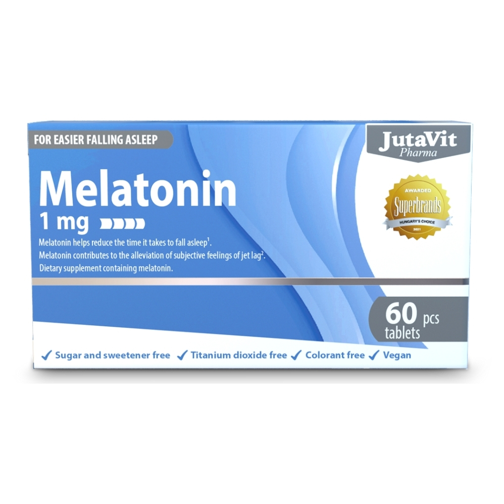 JUTAVIT Melatonín 1 mg 60 tabliet