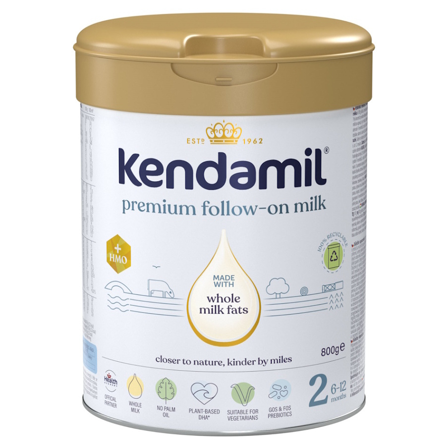 KENDAMIL Premium 2 HMO Pokračovacie batoľacie mlieko od 6 mesiacov 800 g