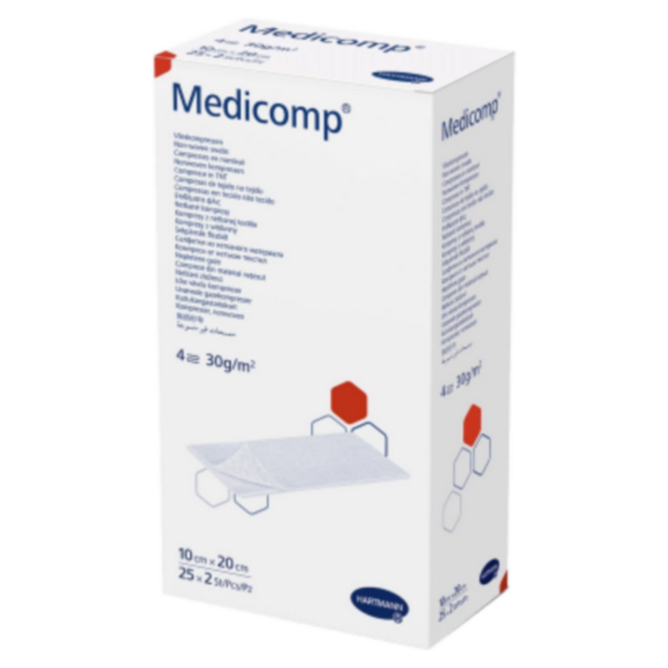 Kompres Medicomp sterilné 10x20cm  25x2ks