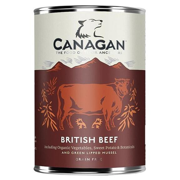 CANAGAN British beef konzerva pre psov 400 g