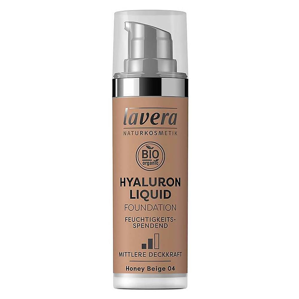 LAVERA Ľahký tekutý make-up s kyselinou hyalurónovou – 04 béžová 30 ml