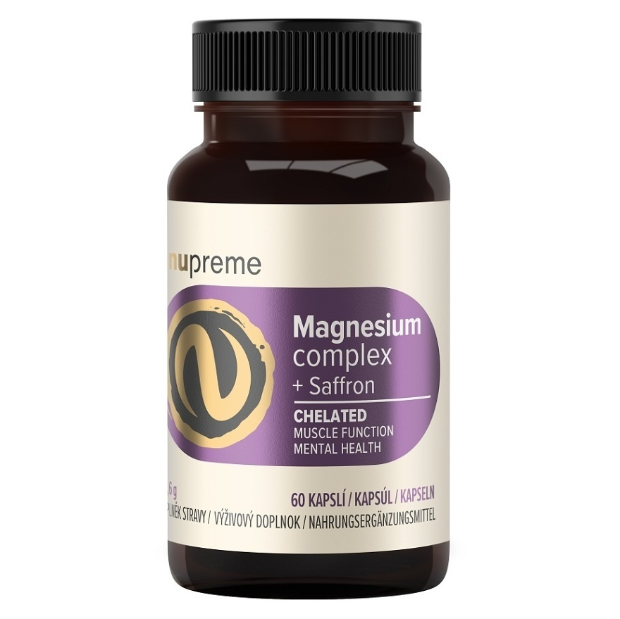 NUPREME Magnesium chelát  šafran 60 kapsúl