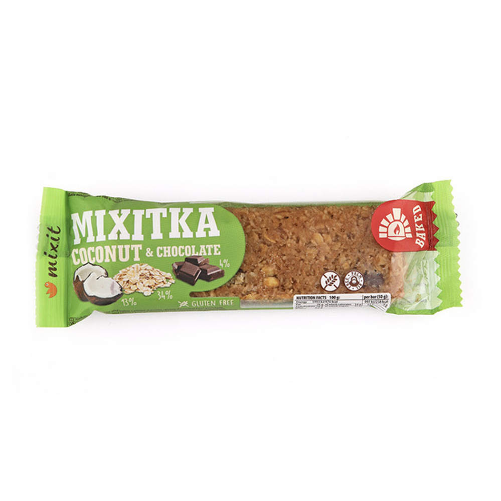 MIXIT Mixitka bez lepku kokos  čokoláda 50 g