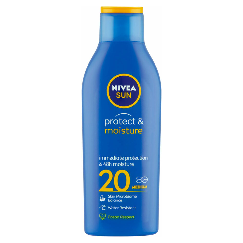 NIVEA Sun Hydratačné mlieko na opaľovanie OF 20 200 ml