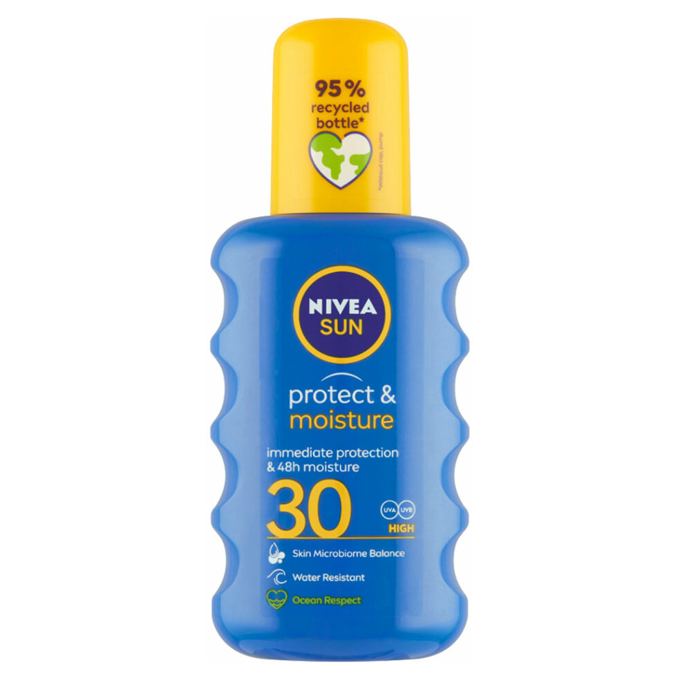 NIVEA Sun Hydratačný sprej na opaľovanie OF 30 200 ml