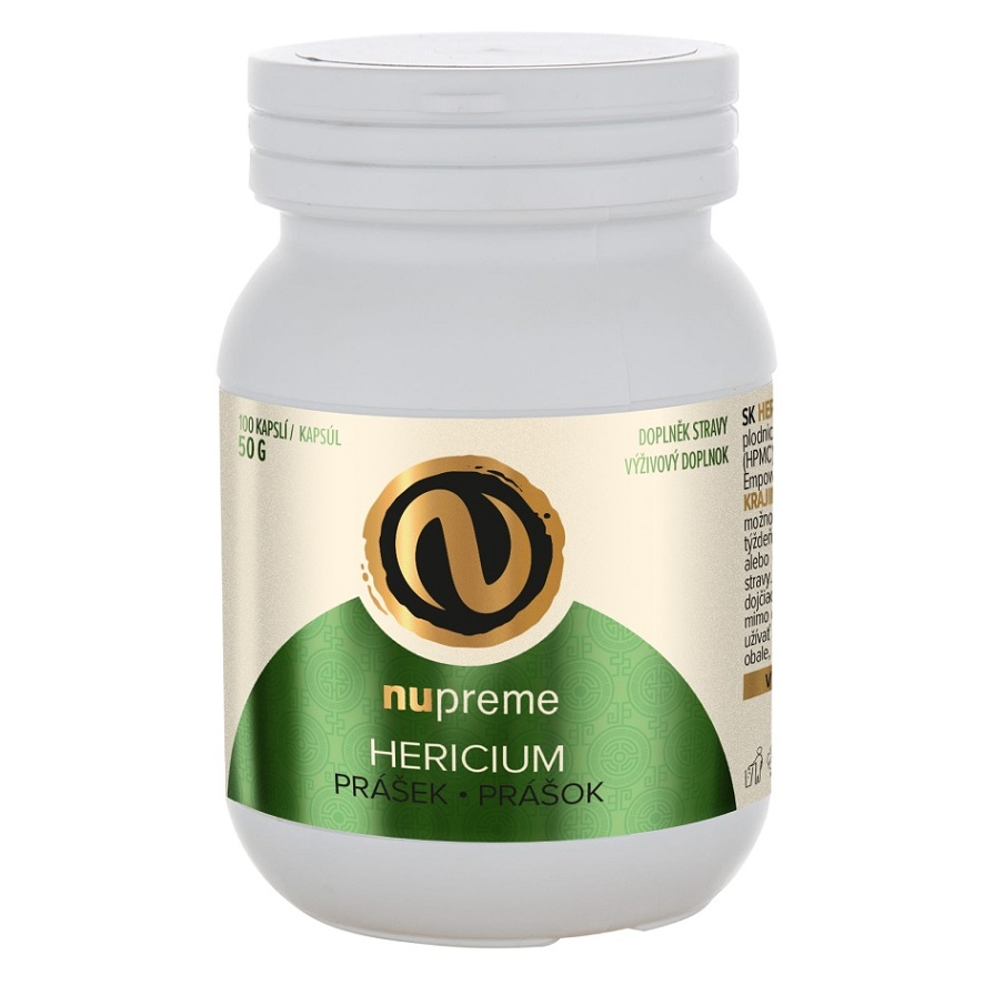 NUPREME Hericium Biomasa 100 kapsúl