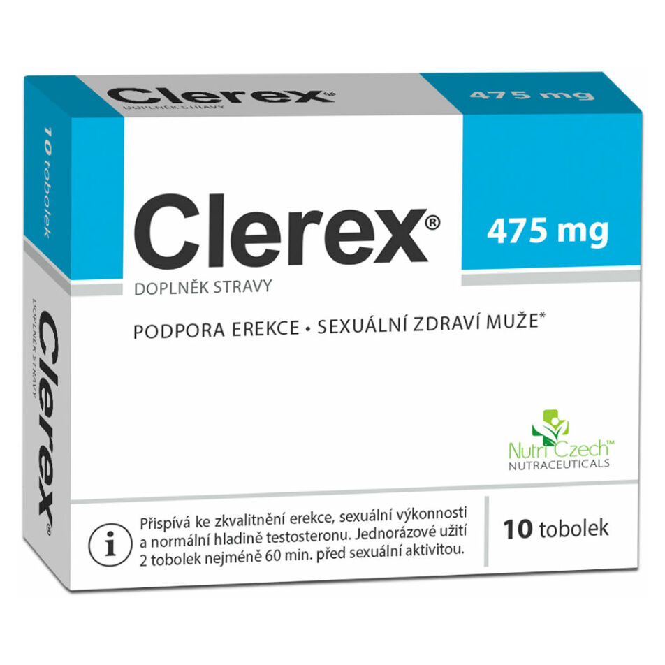 NUTRI CZECH Clerex 475 mg pre mužov 10 kapsúl