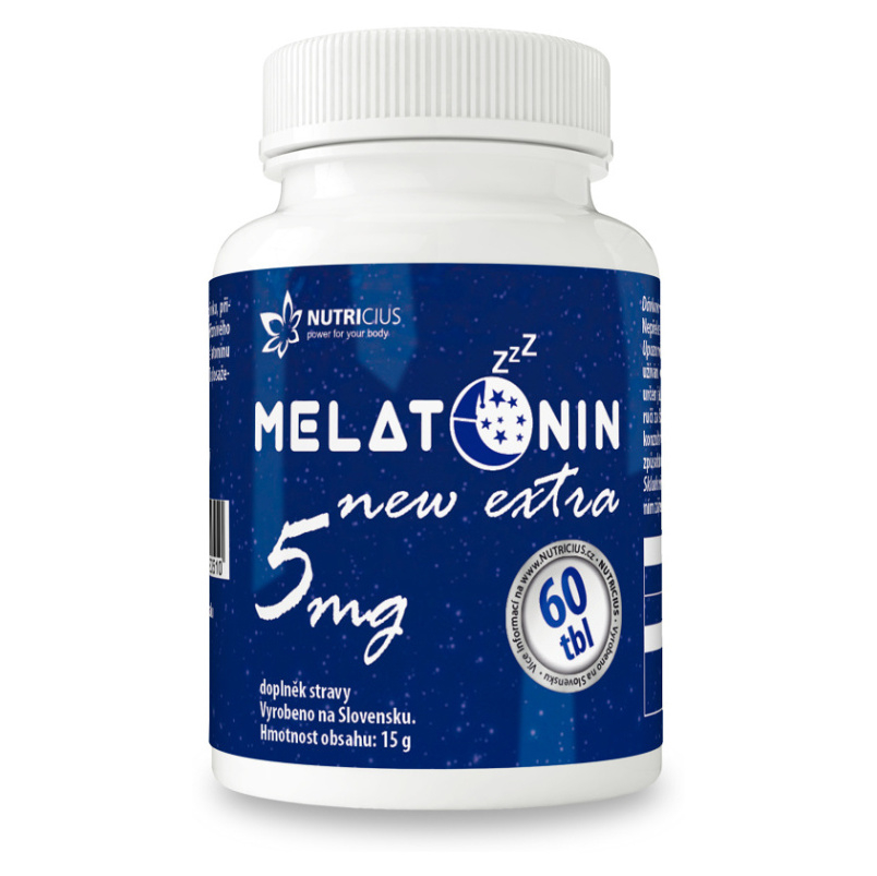 NUTRICIUS Melatonin new extra 5 mg 60 tabliet