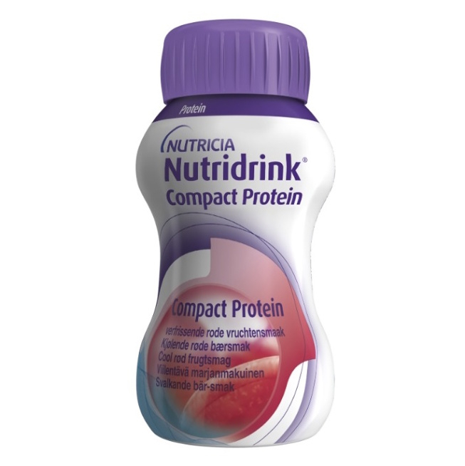 NUTRIDRINK Compact protein chladivé červené ovocie 24 x 125 ml