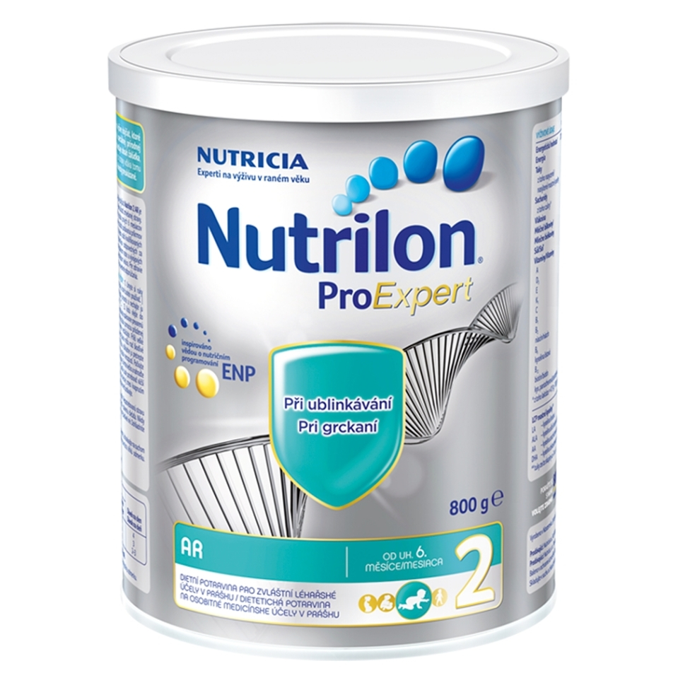 NUTRILON 2 A.R. ProExpert špeciálna dojčenská výživa od 6.mesiaca 800 g