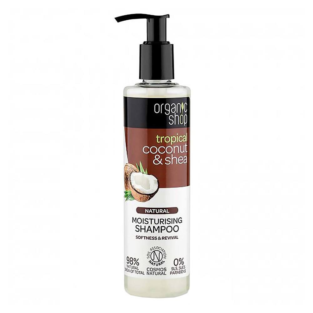 ORGANIC SHOP Hydratačný šampón Kokos a Bambucké maslo 280 ml