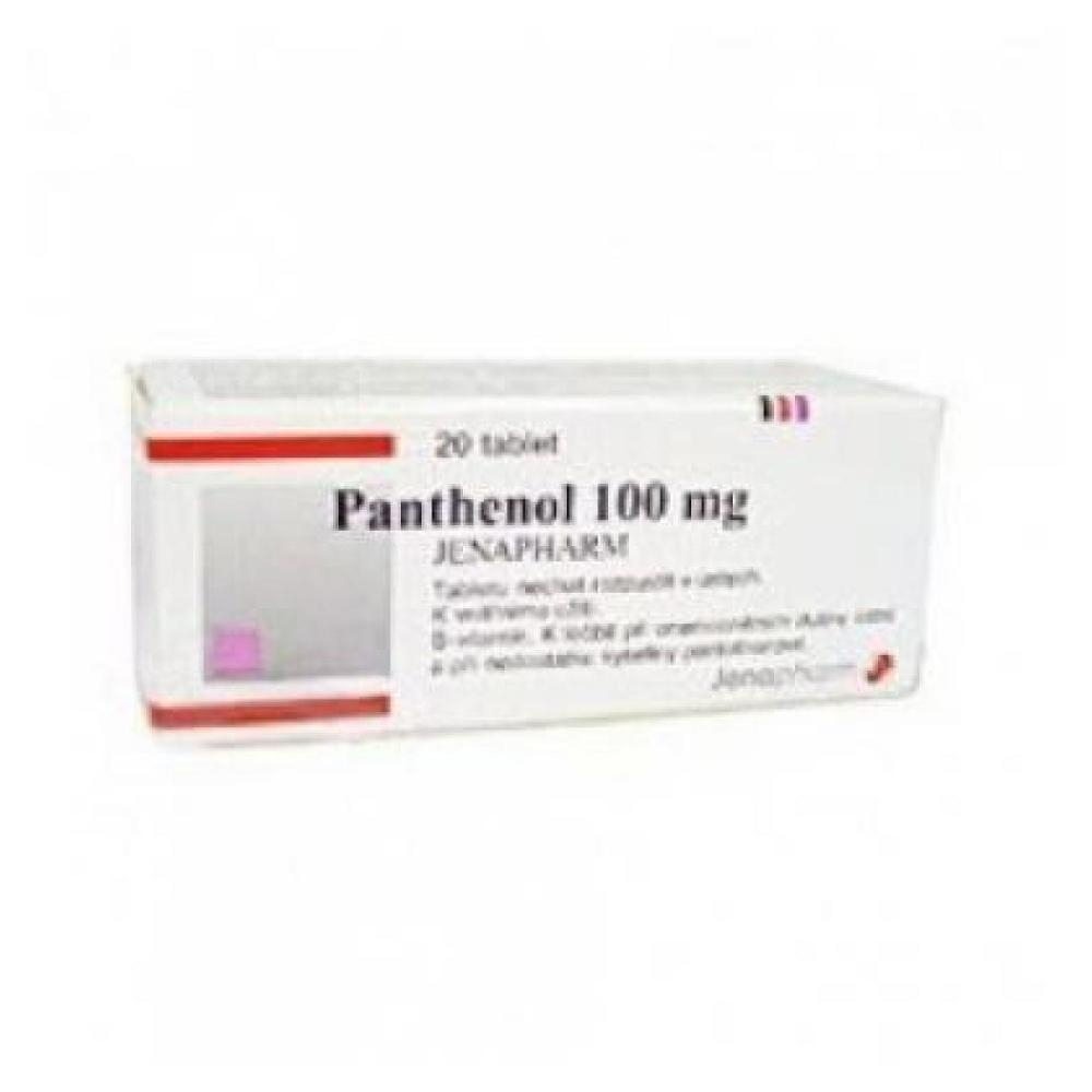 Panthenol 100 mg JENAPHARM tbl 20 x 100 mg