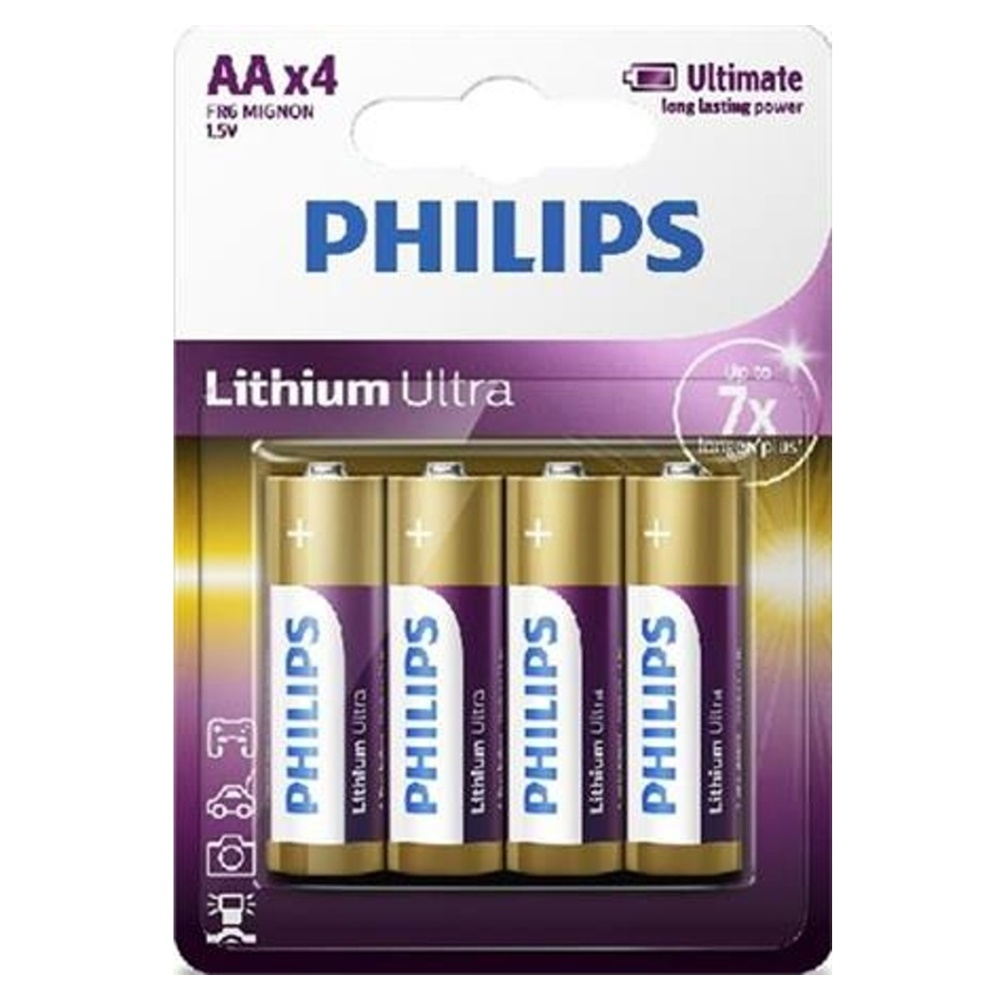 PHILIPS FR6LB4A10 tužkové batérie 4 kusy