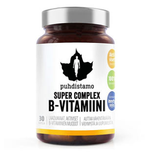 PUHDISTAMO Super vitamin B complex 30 kapsúl