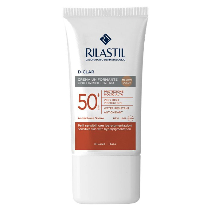 RILASTIL D-Clar Tónujúci ochranný krém SPF50 Medium 40 ml