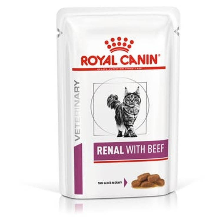 ROYAL CANIN Renal hovädzie kapsičky pre mačky 12 x 85 g