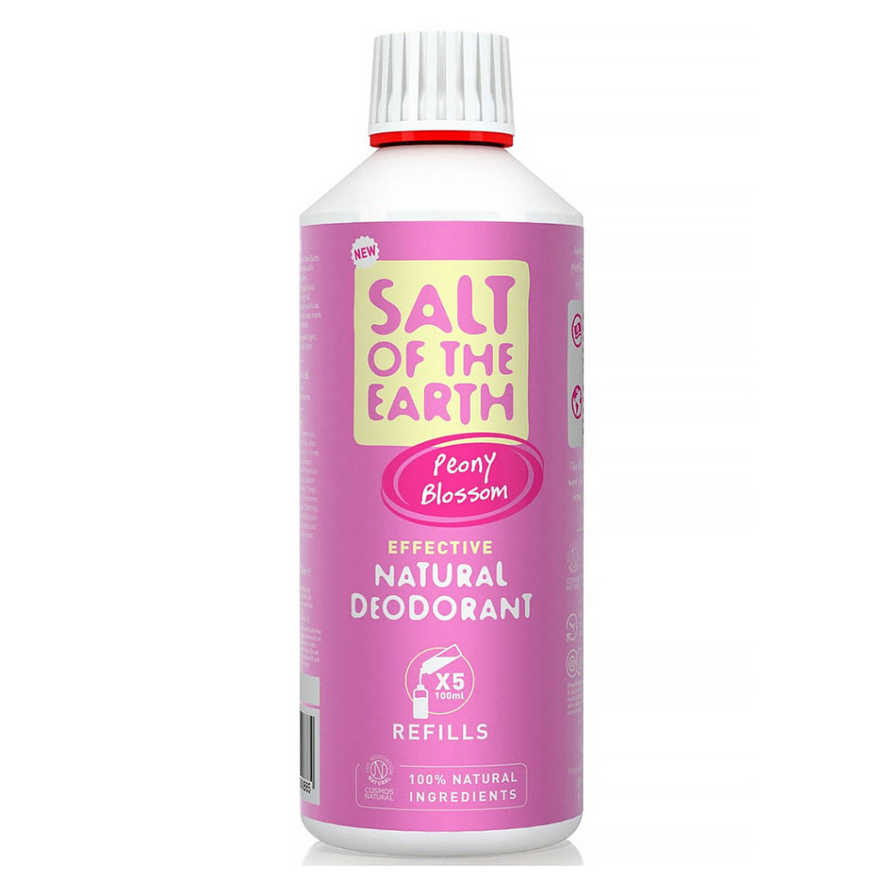 SALT OF THE EARTH Prírodný minerálny dezodorant Peony Blossom náhradná náplň 500 ml