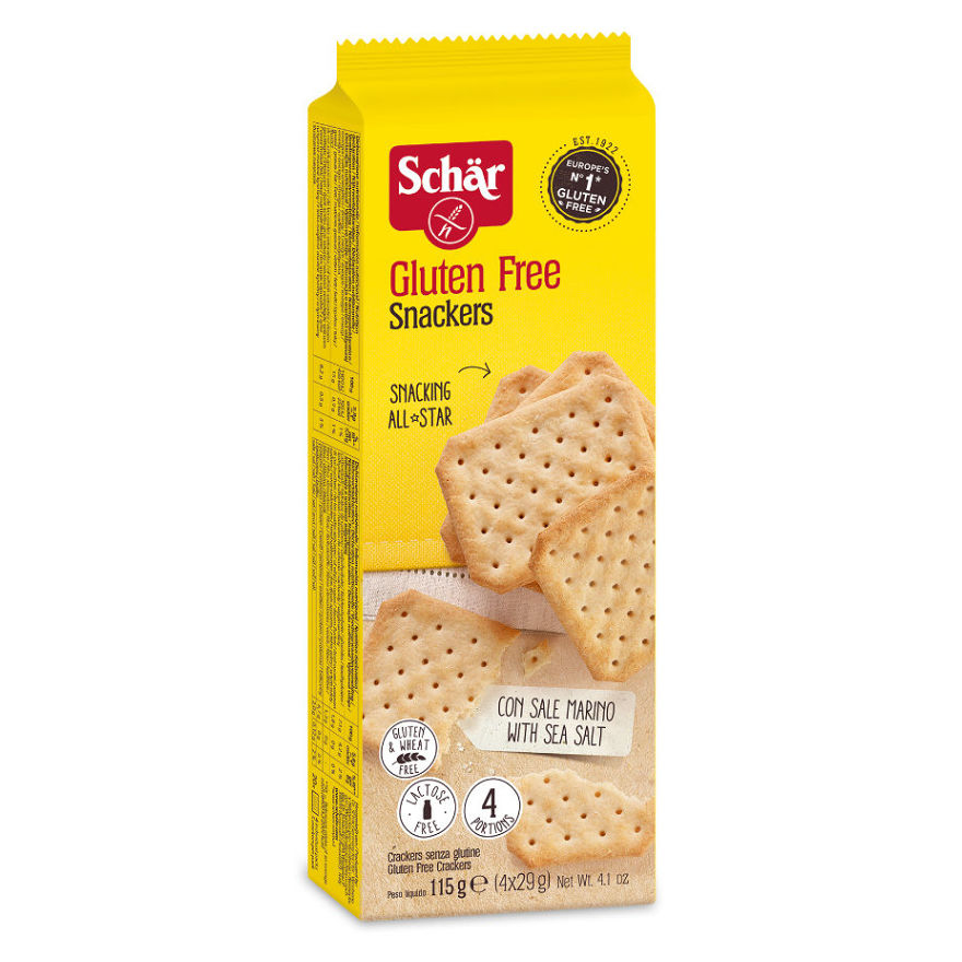 SCHÄR Snackers bezlepkové krekry 115 g
